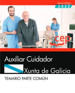 Auxiliar Cuidador. Xunta de Galicia. Temario Parte común