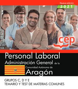 Personal Laboral. Administración General de la Comunidad Autónoma de Aragón. Grupos C