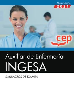 Auxiliar de Enfermería. INGESA. Simulacros de examen