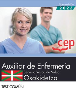 Auxiliar Enfermería. Servicio vasco de salud-Osakidetza. Test Común