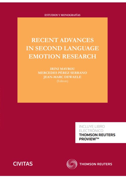 Recent advances in second language emotion research (Papel + e-book)