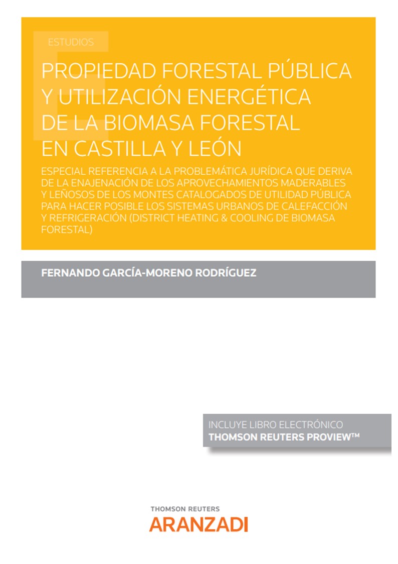 Propiedad forestal pública y utilización energética de la biomasa forestal en Castilla y León (Papel + e-book)