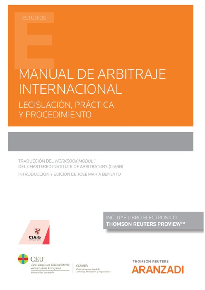 Manual de arbitraje internacional (Papel + e-book)