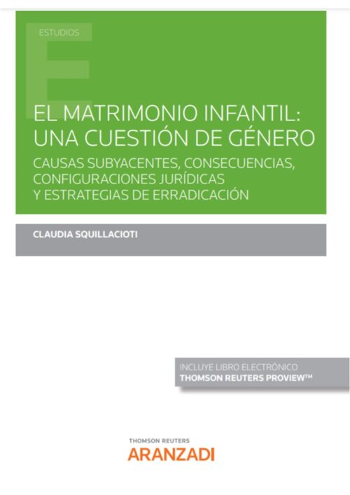 El matrimonio infantil: una cuestión de género (Papel + e-book)