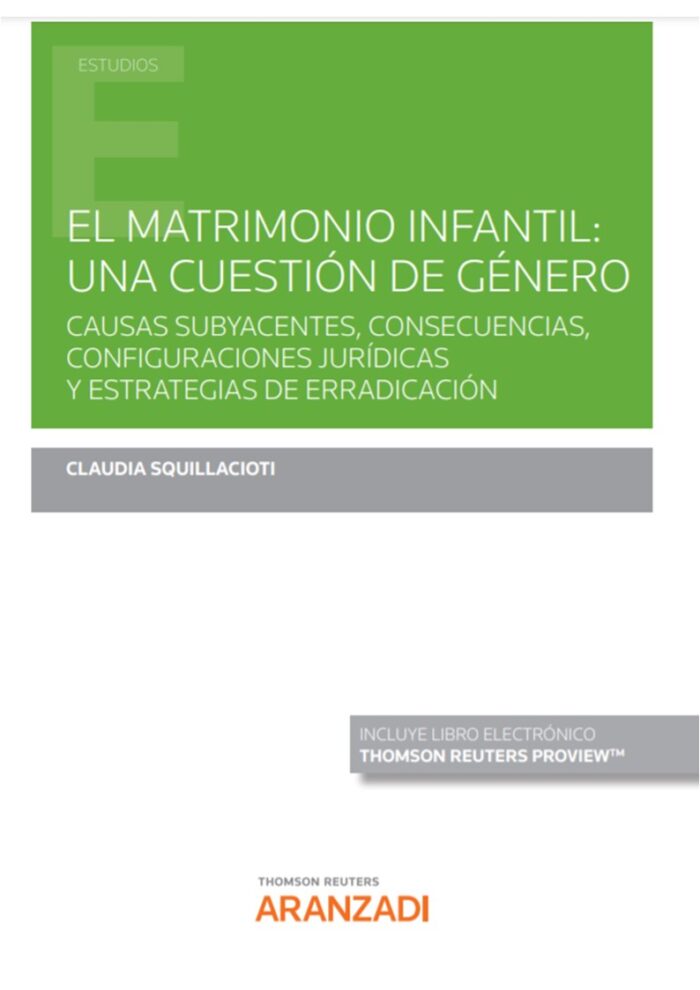 El matrimonio infantil: una cuestión de género (Papel + e-book)