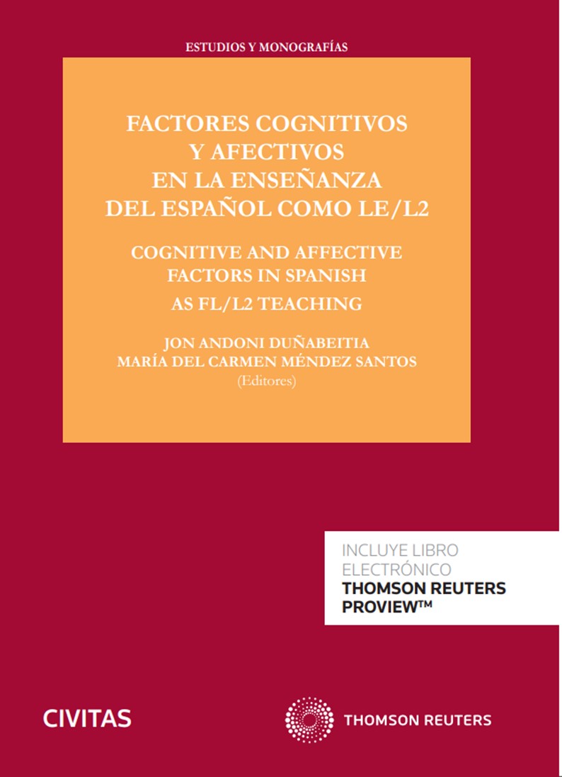 Factores cognitivos y afectivos en la enseñanza del español como LE/l2 (Papel + e-book)